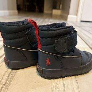 Toddler Ralph Lauren boots size 6 navy
